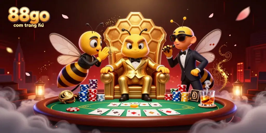 Experience exciting gameplay at 88go com trang chủ with thrilling poker action and vibrant characters.