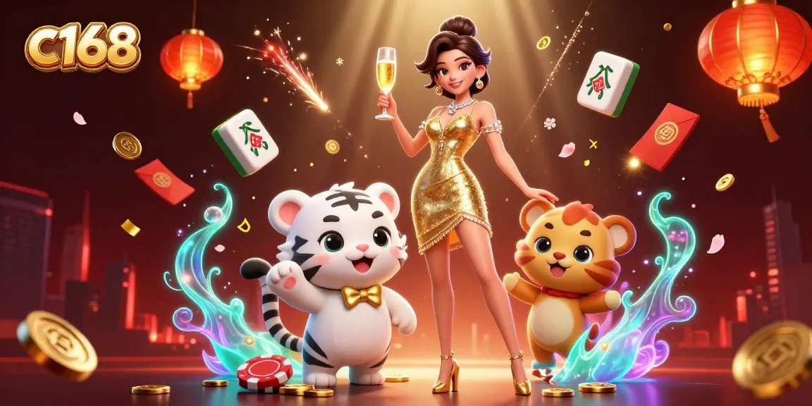 Experience thrilling wins with c168 featuring glamorous characters and an energetic casino scene.